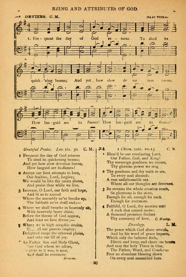 The African Methodist Episcopal Hymn and Tune Book: adapted to the doctrines and usages of the church (6th ed.) page 30