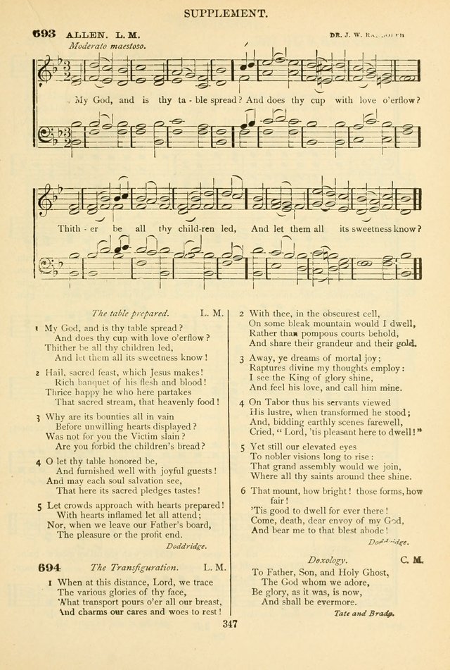 The African Methodist Episcopal Hymn and Tune Book: adapted to the doctrines and usages of the church (6th ed.) page 347