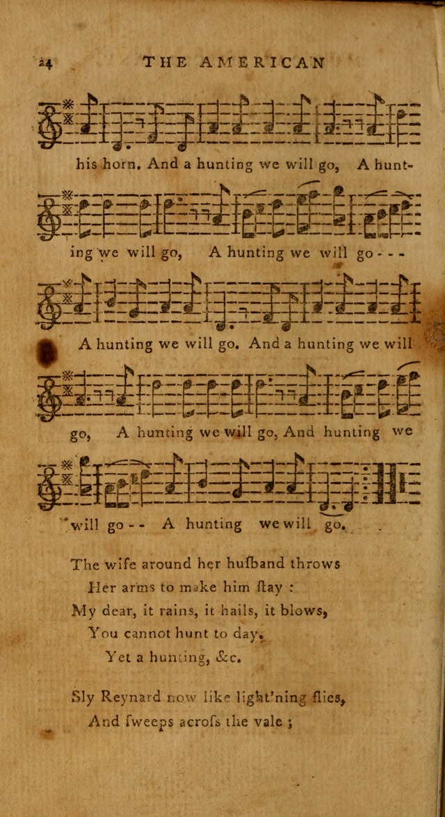 The American Musical Miscellany: a collection of the newest and most approved songs, set to music page 12