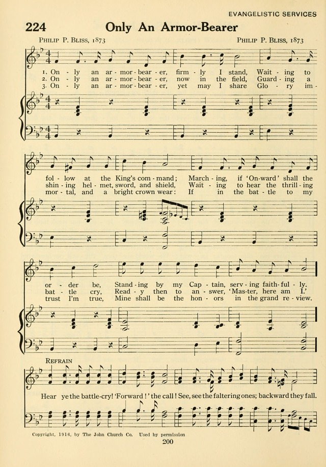 The Army and Navy Hymnal page 200