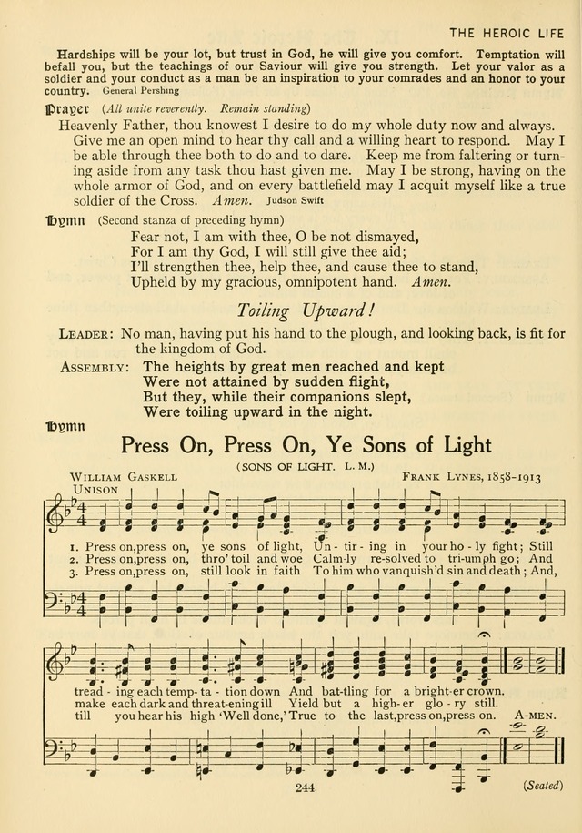 The Army and Navy Hymnal page 244
