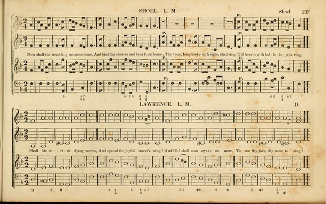 American Psalmody: a collection of sacred music, comprising a great variety of psalm, and hymn tunes, set-pieces, anthems and chants, arranged with a figured bass for the organ...(3rd ed.) page 134