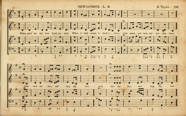 American Psalmody: a collection of sacred music, comprising a great variety of psalm, and hymn tunes, set-pieces, anthems and chants, arranged with a figured bass for the organ...(3rd ed.) page 152