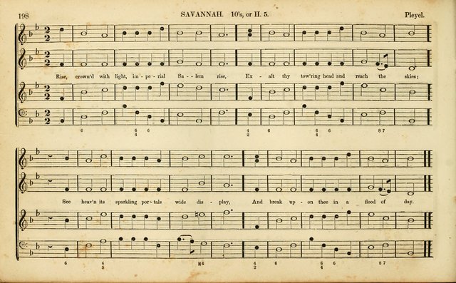 American Psalmody: a collection of sacred music, comprising a great variety of psalm, and hymn tunes, set-pieces, anthems and chants, arranged with a figured bass for the organ...(3rd ed.) page 195
