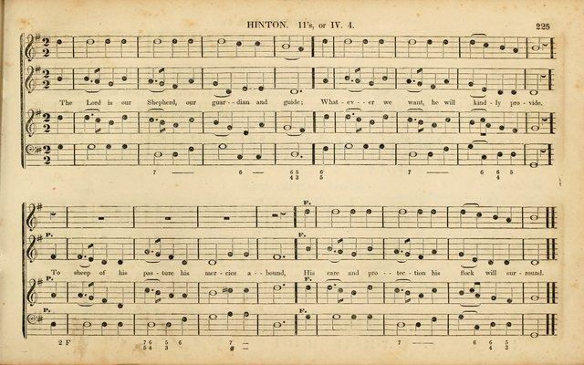 American Psalmody: a collection of sacred music, comprising a great variety of psalm, and hymn tunes, set-pieces, anthems and chants, arranged with a figured bass for the organ...(3rd ed.) page 222