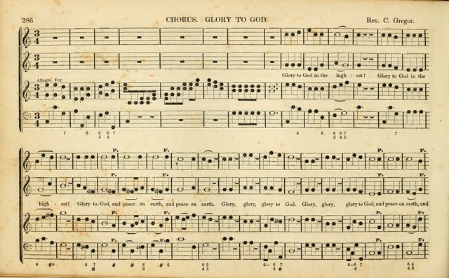 American Psalmody: a collection of sacred music, comprising a great variety of psalm, and hymn tunes, set-pieces, anthems and chants, arranged with a figured bass for the organ...(3rd ed.) page 283
