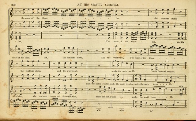 American Psalmody: a collection of sacred music, comprising a great variety of psalm, and hymn tunes, set-pieces, anthems and chants, arranged with a figured bass for the organ...(3rd ed.) page 335