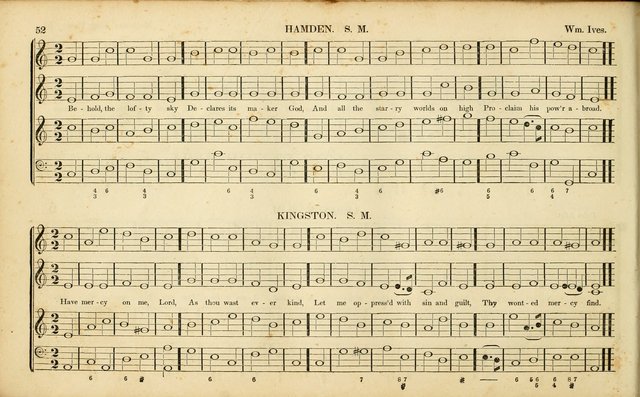 American Psalmody: a collection of sacred music, comprising a great variety of psalm, and hymn tunes, set-pieces, anthems and chants, arranged with a figured bass for the organ...(3rd ed.) page 49