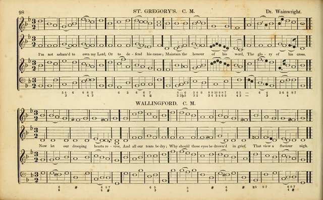 American Psalmody: a collection of sacred music, comprising a great variety of psalm, and hymn tunes, set-pieces, anthems and chants, arranged with a figured bass for the organ...(3rd ed.) page 95