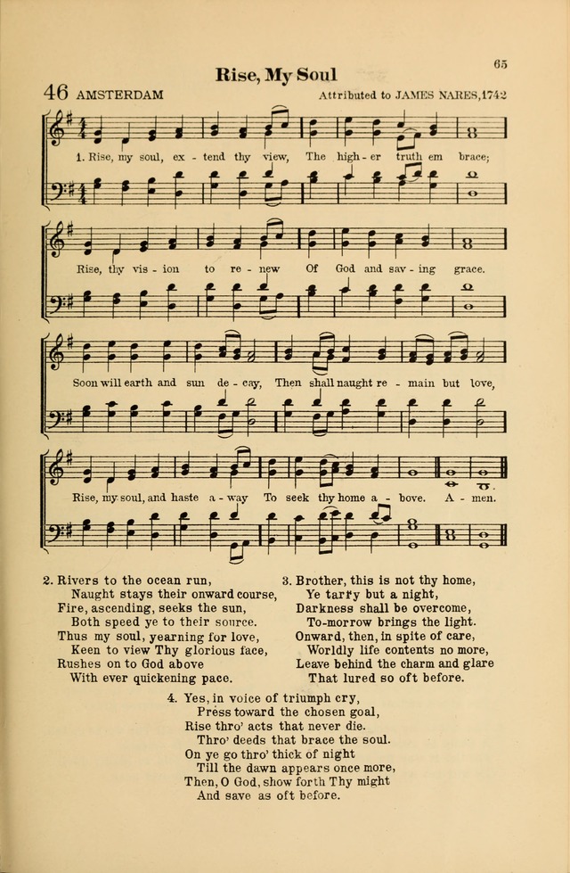 Advent Songs: a revision of old hymns to meet modern needs page 66