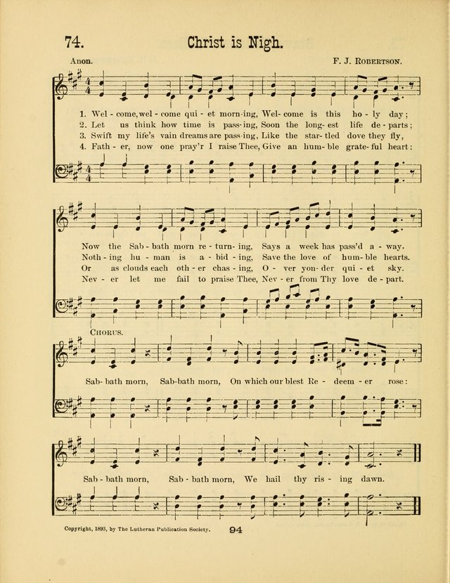 Augsburg Songs No. 2: for Sunday schools and other services page 101