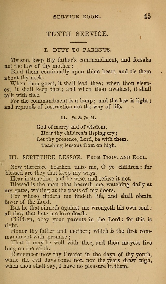 The Altar, a Service Book for Sunday Schools (New and Enl. Ed.) page 45