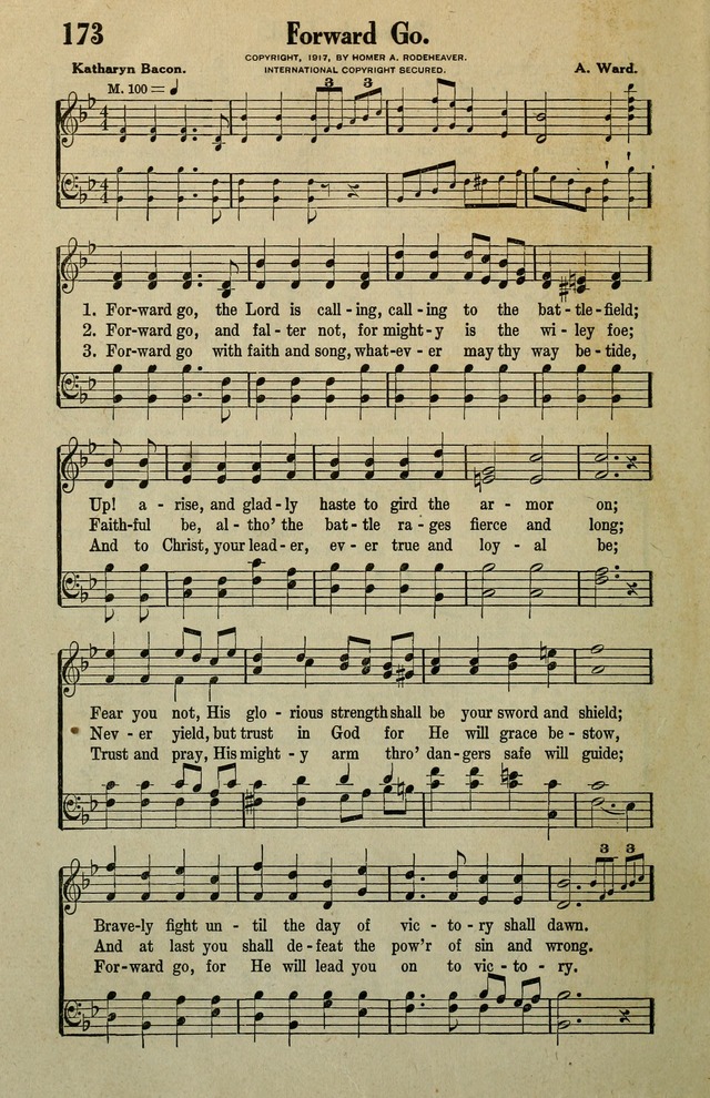 Awakening Songs for the Church, Sunday School and Evangelistic Services page 176