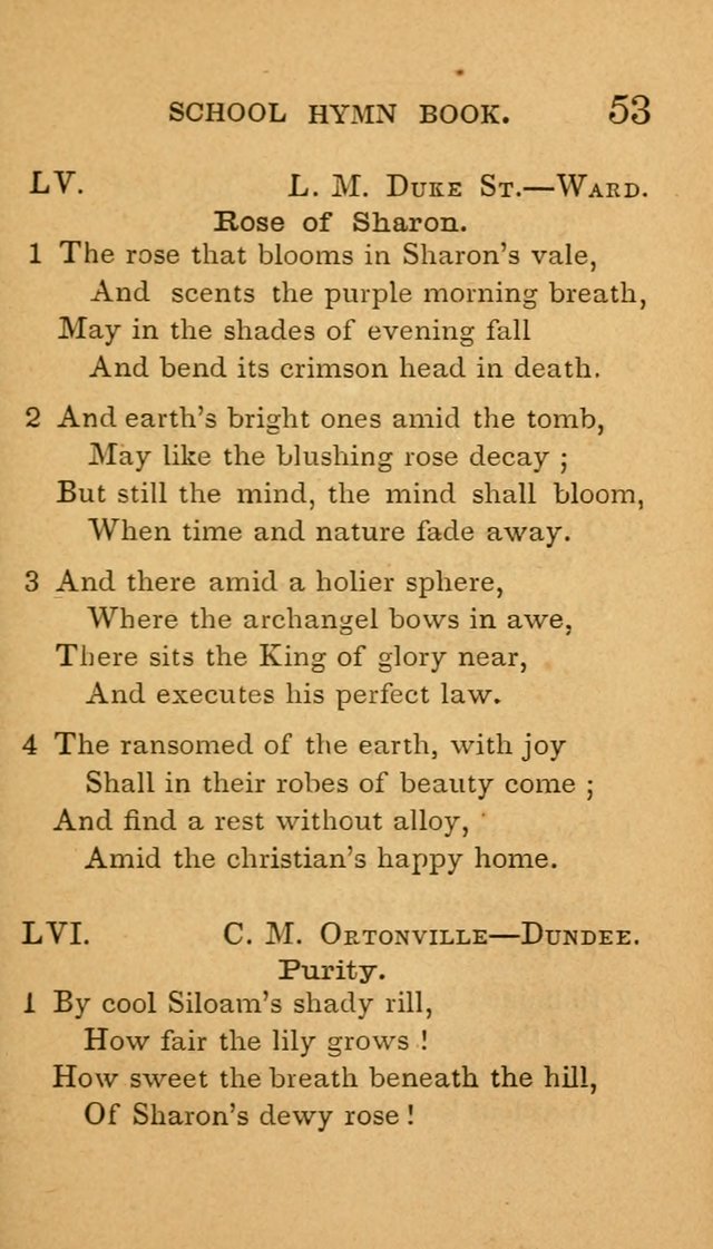 The American School Hymn Book page 53