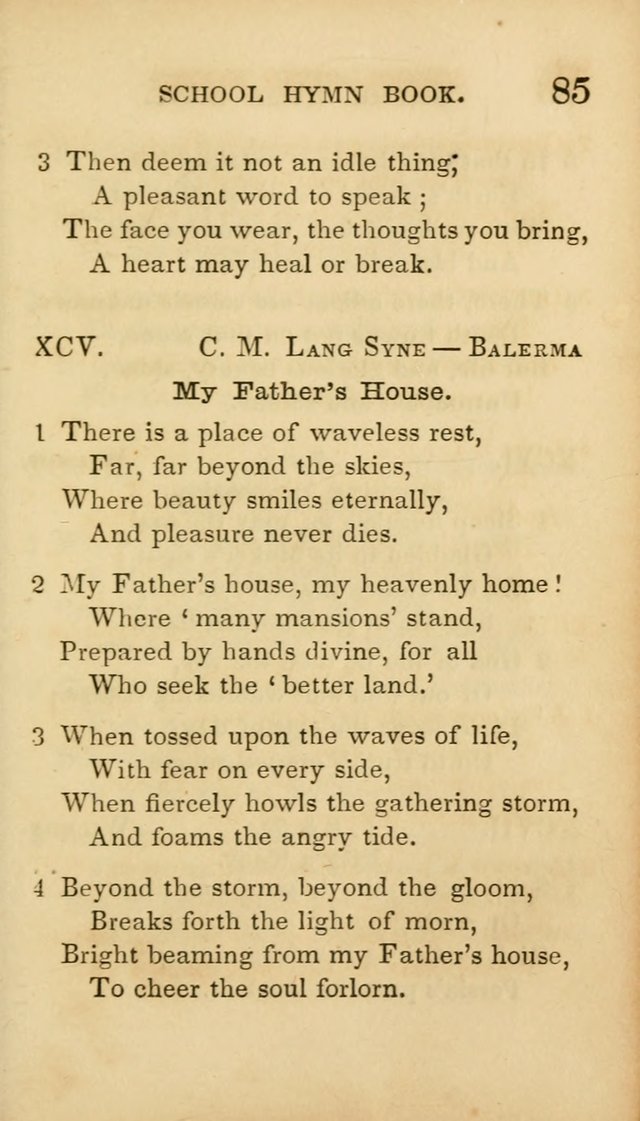 The American School Hymn Book page 85