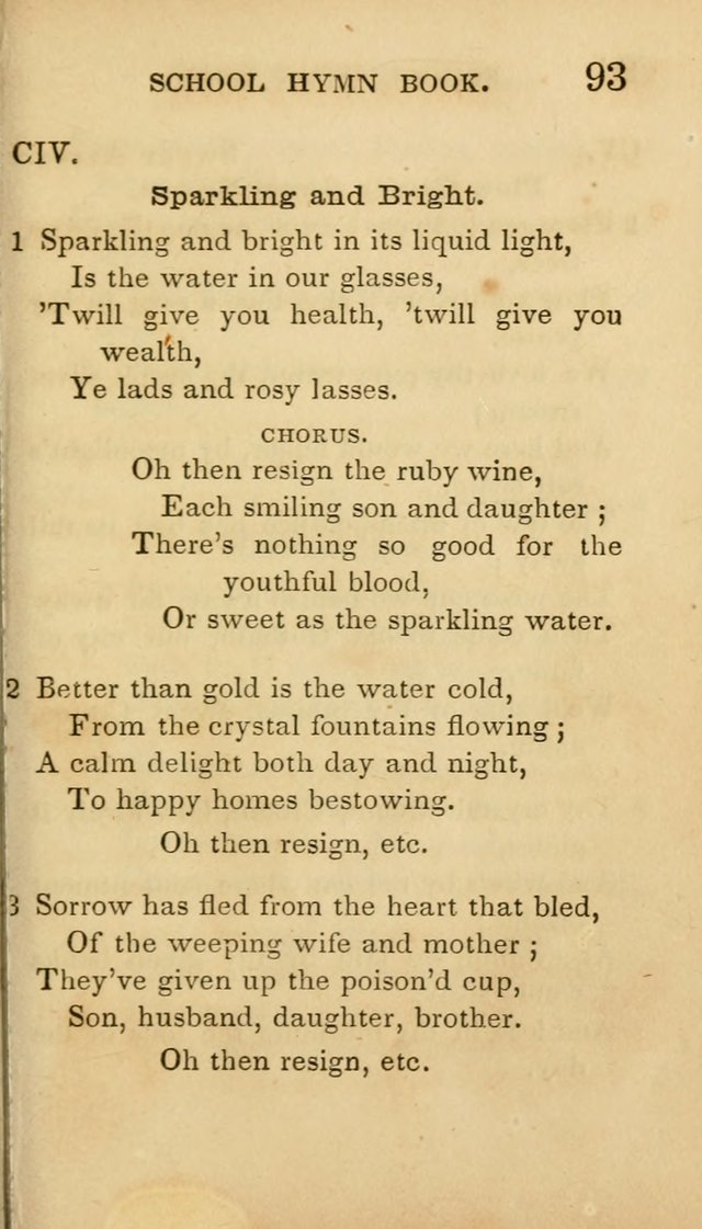 The American School Hymn Book page 93