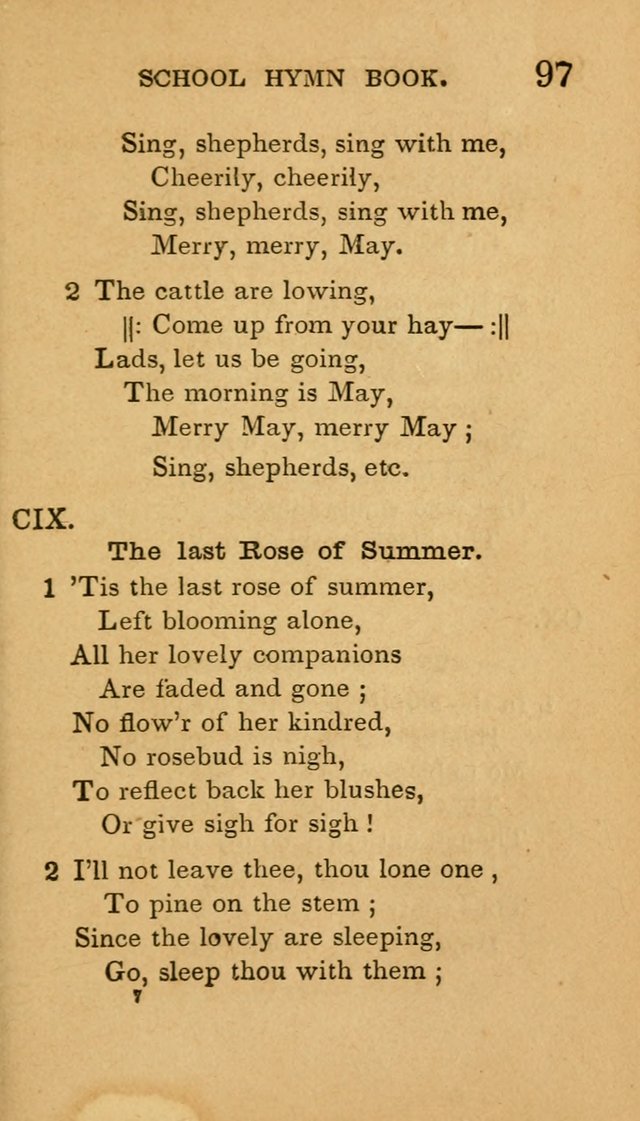 The American School Hymn Book page 97