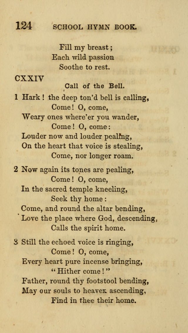 The American School Hymn Book. (New ed.) page 124