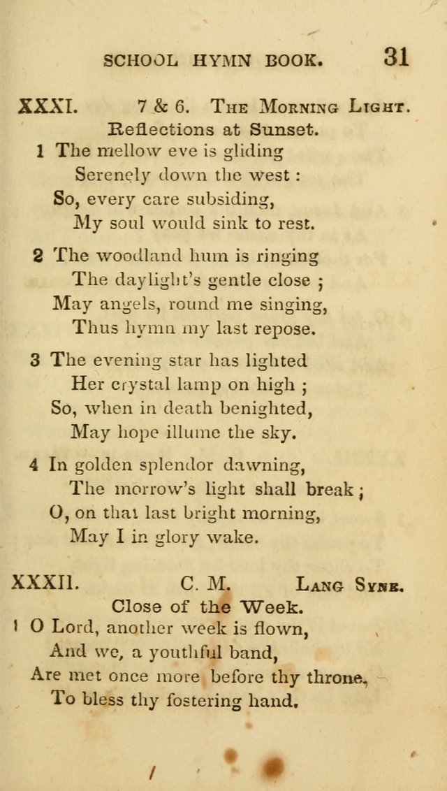 The American School Hymn Book. (New ed.) page 31