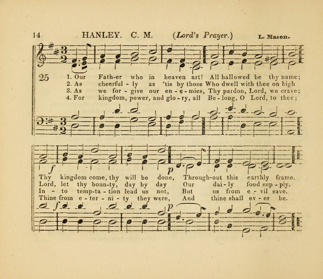The American Sabbath School Singing Book: containing hymns, tunes, scriptural selections and chants, for Sabbath schools page 14