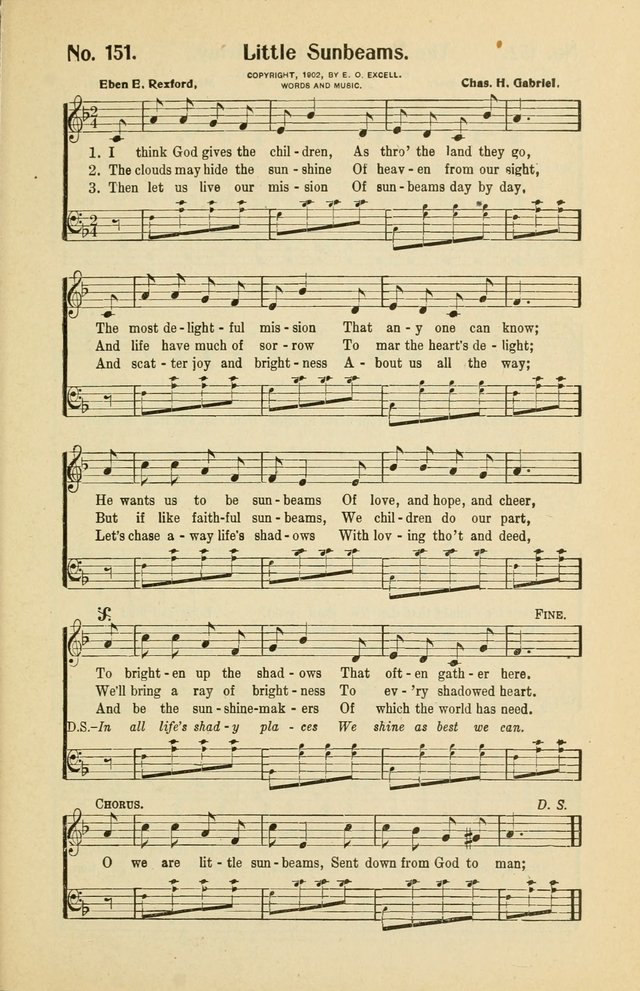 Assembly Songs: for use in evangelistic services, Sabbath schools, young peoples societies, devotional meetings, and the home page 152