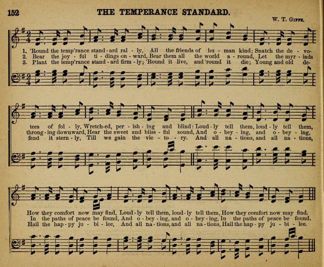 The Brilliant: a cluster of song brilliants for Sunday schools. Including a tempernace department page 152