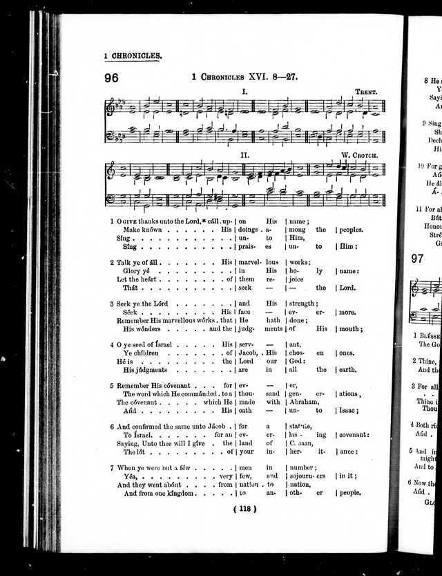 The Baptist Church Hymnal: chants and anthems with music page 121