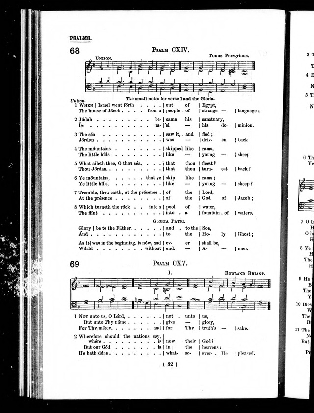 The Baptist Church Hymnal: chants and anthems with music page 85