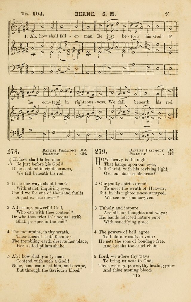 Baptist Chorals: a tune and hymn book designed to promote general congregational singing; containing one hundred and sixty four tunes adapted to about four hundred choice hymns  page 126