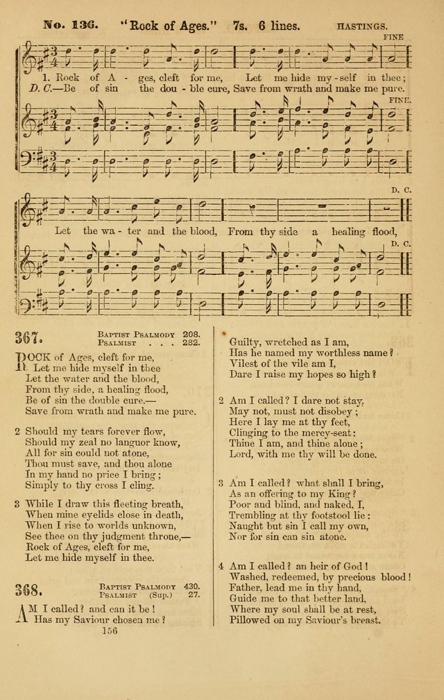 Baptist Chorals: a tune and hymn book designed to promote general congregational singing; containing one hundred and sixty four tunes adapted to about four hundred choice hymns  page 163