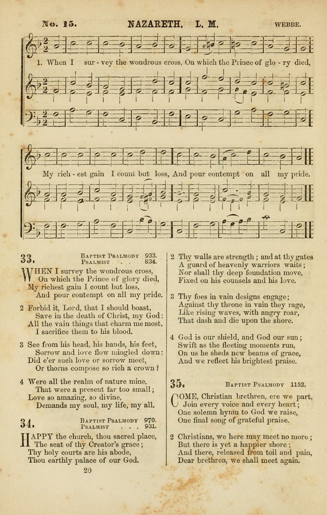 Baptist Chorals: a tune and hymn book designed to promote general congregational singing; containing one hundred and sixty four tunes adapted to about four hundred choice hymns  page 27