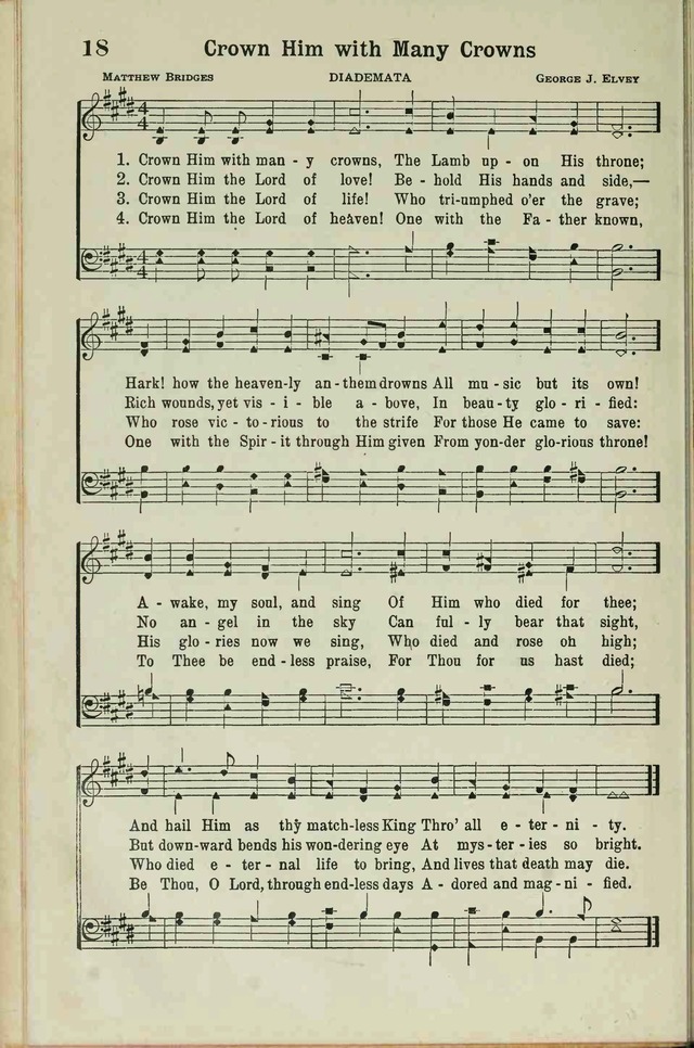 The Broadman Hymnal page 16