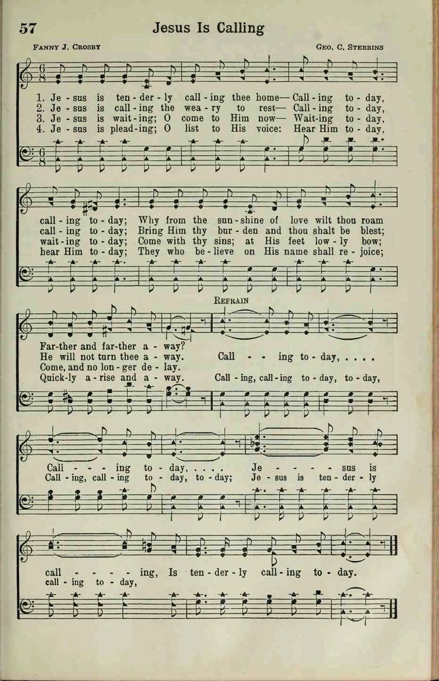 The Broadman Hymnal page 55