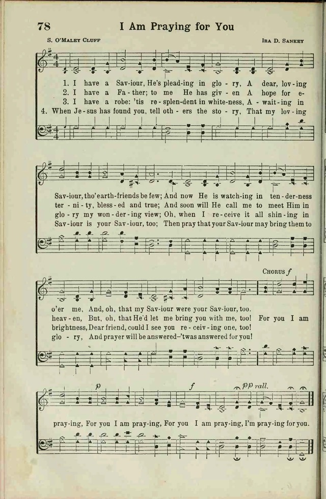 The Broadman Hymnal page 76