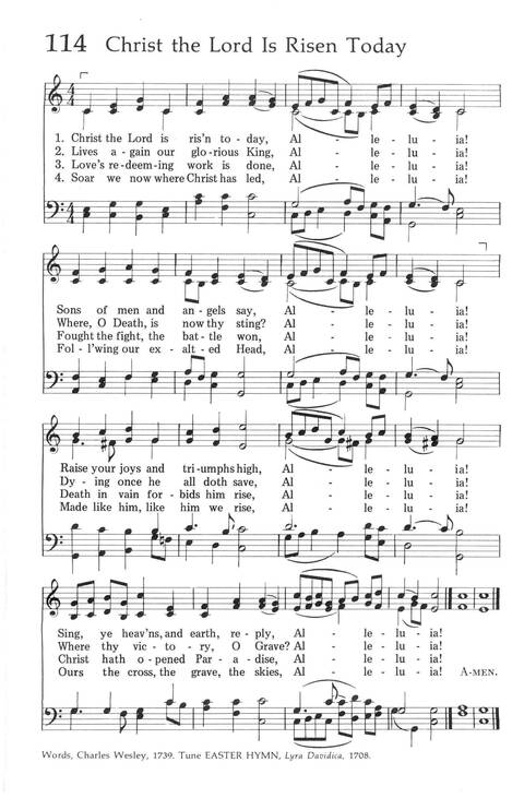 Baptist Hymnal (1975 ed) page 106
