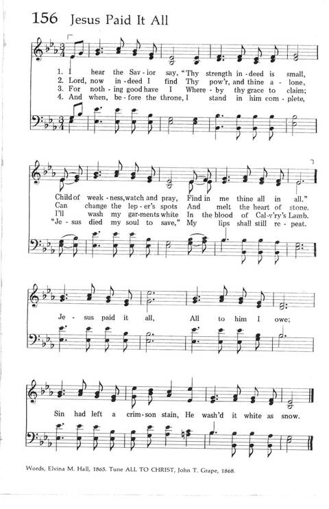 Baptist Hymnal (1975 ed) page 146
