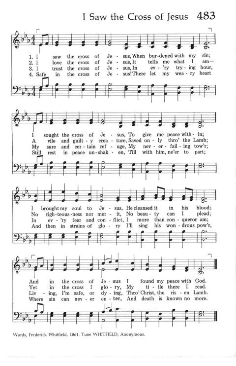 Baptist Hymnal (1975 ed) page 467
