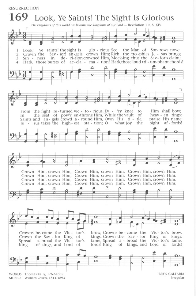 Baptist Hymnal 1991 page 152