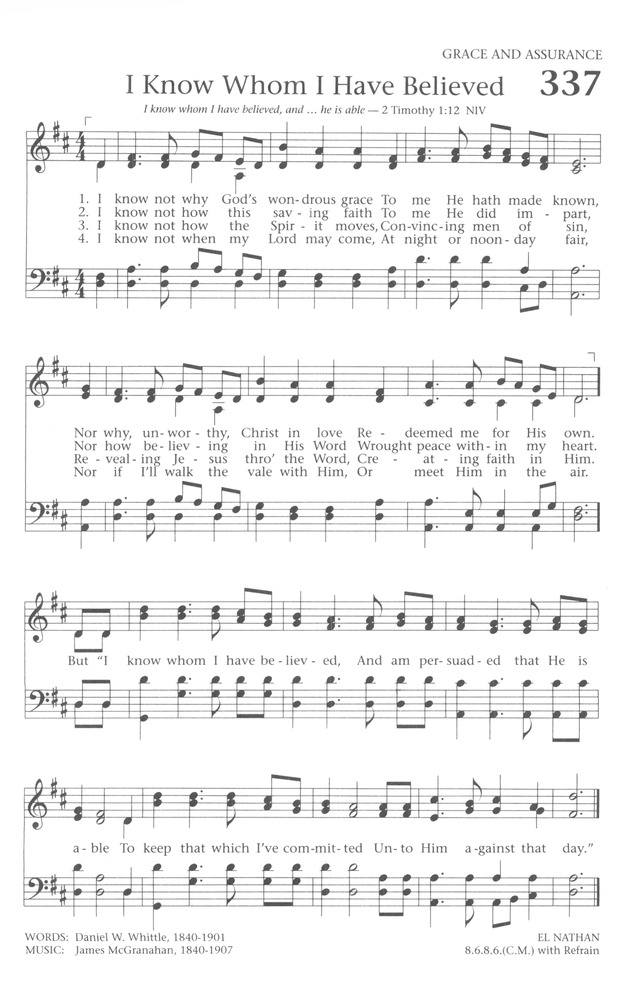 Baptist Hymnal 1991 page 301