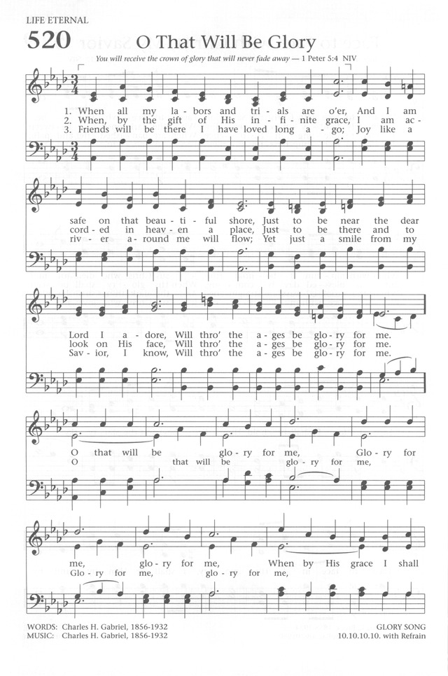 Baptist Hymnal 1991 page 462