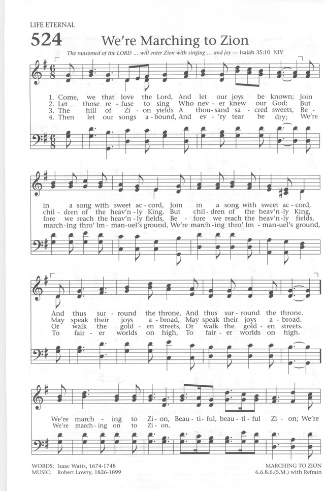 Baptist Hymnal 1991 page 466