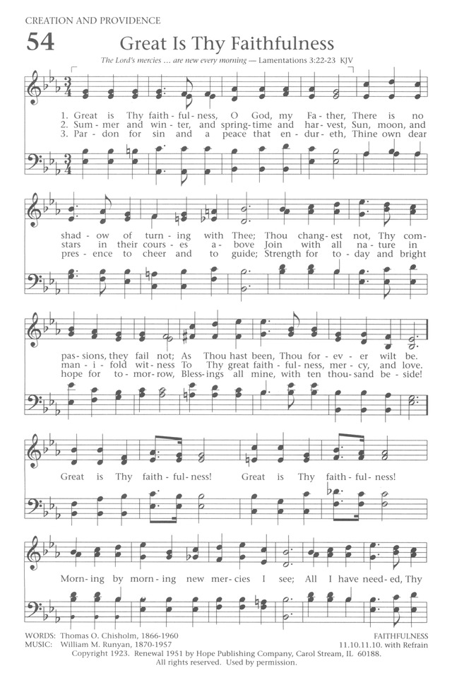 Baptist Hymnal 1991 page 48