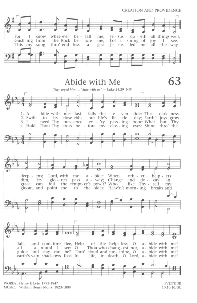 Baptist Hymnal 1991 page 57