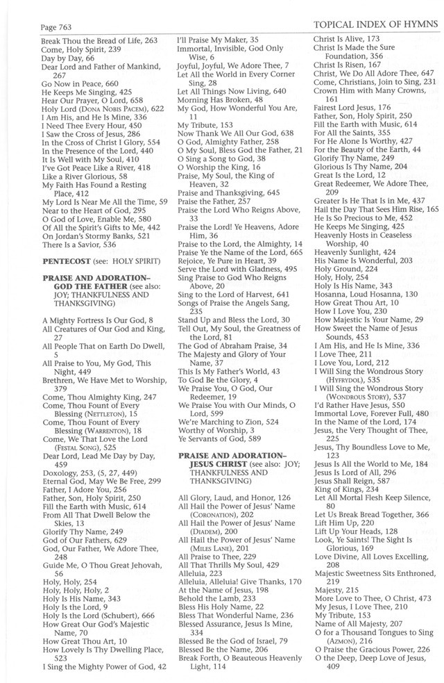 Baptist Hymnal 1991 page 645