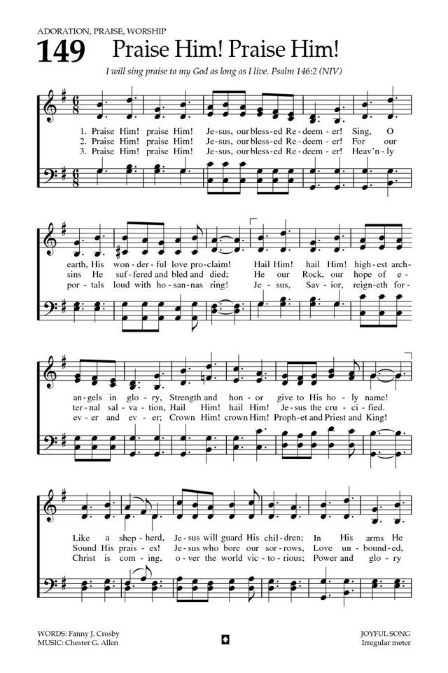 Baptist Hymnal 2008 page 221