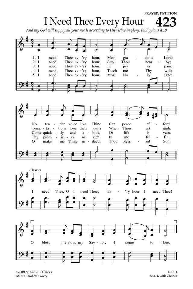 Baptist Hymnal 2008 page 583