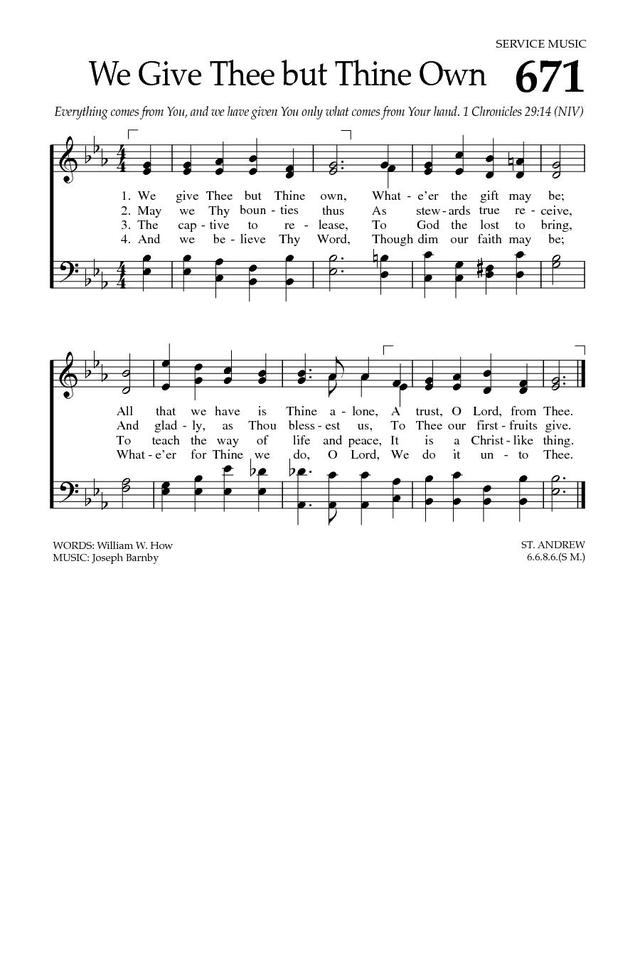 Baptist Hymnal 2008 page 922