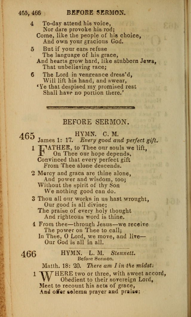 The Baptist Hymn Book: original and selected: in two parts page 280
