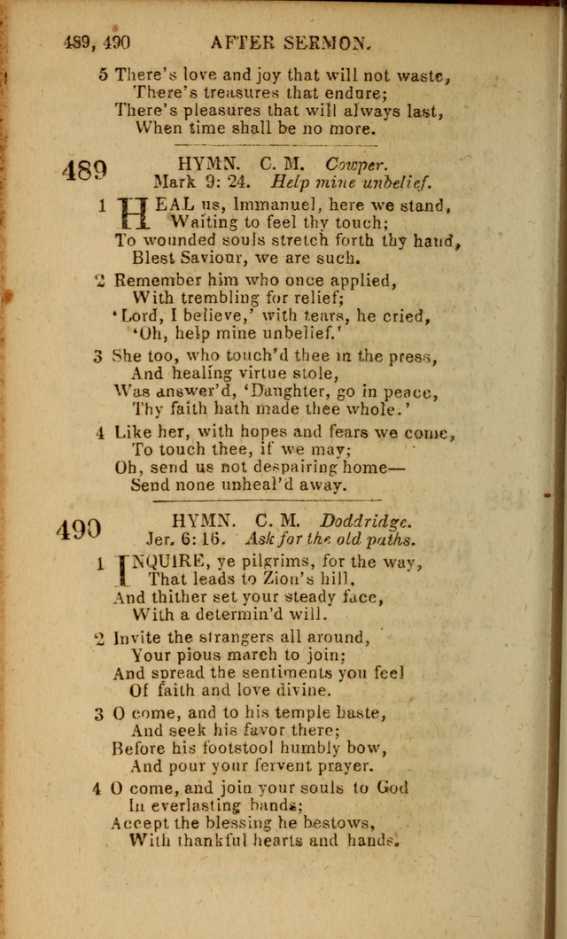 The Baptist Hymn Book: original and selected: in two parts page 292