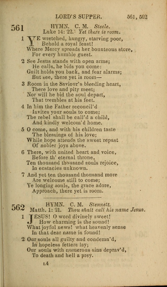 The Baptist Hymn Book: original and selected: in two parts page 327